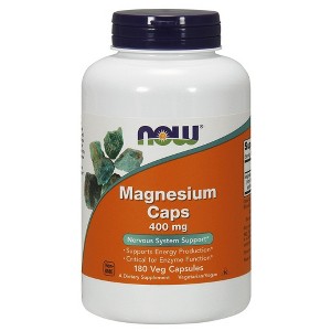 Magnesium Caps by Now Foods  -  180 Capsule - 1 of 2