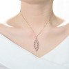 Guili Elegant Sterling Silver Two-Tone Pendant Necklace, Designed for Subtle Sophistication and Beauty, Perfect for Casual or Formal Wear - 2 of 3