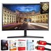 Samsung 27" CF39 FHD 1080p Curved Computer Monitor + 26 Months Protection Bundle - 2 of 4