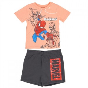 Kids Spider-Man Sketch  Shirt and Shorts 2-Piece Set - 1 of 4