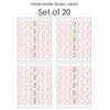 Big Dot of Happiness 2nd Birthday Girl - Two Much Fun - Second Birthday Party Water Bottle Sticker Labels - Set of 20 - 3 of 4