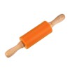 Unique Bargains Silicone Smooth Wooden Handle Non-Stick Kitchen Rolling Pin - 3 of 4