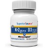 Superior Source K2 (MK-7) 100 mcg with D3 (5000 IU) Supplement - 3 of 4