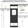 Aheaplus Closet Organizer with Drawer, Closet System with Mirror and Hanging Rod - 4 of 4