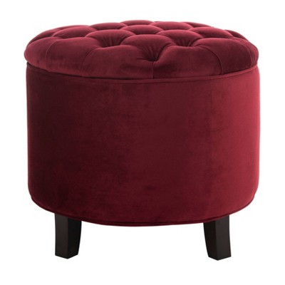 tufted storage ottoman target