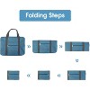 For Spirit Airlines Personal Item Bag 18x8x14 Foldable Travel Duffel Bag Tote Foldie Duffle Carry on Luggage for Women and Men - 3 of 4