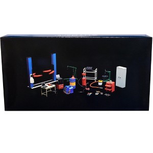 Garage Kit Set for 1/18 Scale Models by Autoart - 1 of 4