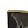 40"x40" Sweet Gardenias Hand Painted Framed Wall Art White/Black/Gold - A&B Home: Botanical Art Deco, D Ring Mount - 4 of 4
