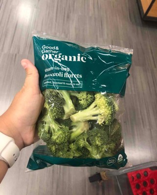 Organic Steam-in-bag Broccoli Florets - 9oz - Good & Gather™ : Target