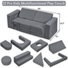 TROPOW 22Pcs Modular Kids Play Couch, Kids Couch Convertible Nugget Couch, Floor Sofa for Children, Kids Couch for Playroom Bedroom - 4 of 4