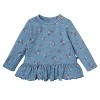 Modern Moments™ by Gerber Baby Girls' 2-Piece Peplum Top and Pants - 3 of 4