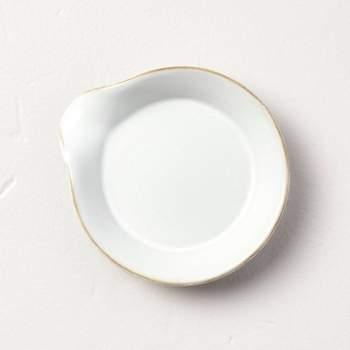 Stoneware Crock Utensil Holder Cream/Clay - Hearth & Hand™ with Magnolia