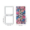Unique Bargains Oil Painting Flowers Makeup Mirror Colorful 1 Pc - 2 of 3