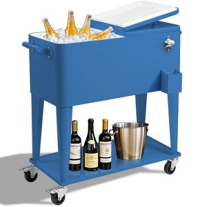 Karl Home 80 QT Patio Cooler Cart - 1 of 4