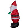 Gemmy Christmas Inflatable Santa, 6.5 ft Tall, Multi - 3 of 4