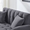 CAVINAS Modern Loveseat Sofa, Velvet Upholstered Sofa, Tufted Design Couch for Living Room/ Department/ Small Space - 4 of 4