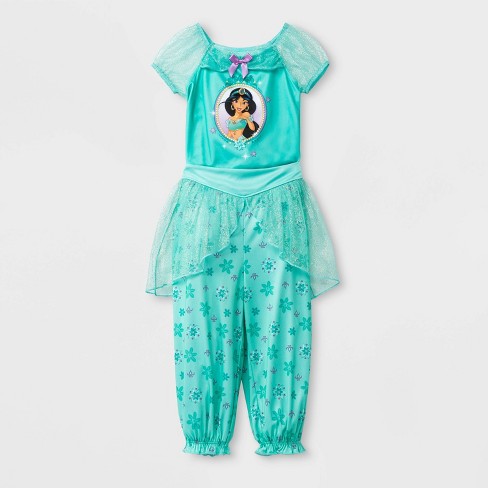 Little Kid//Big Kid Disney Princess Jasmine Girls Fantasy Pajamas