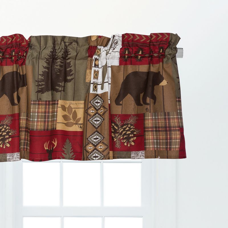 C&F Home Timber Trails Red Valance, 2 of 4
