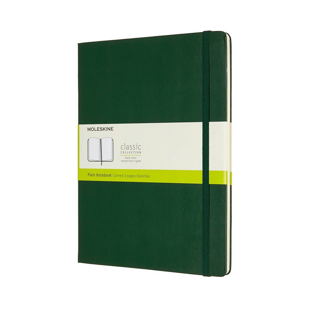 Moleskine Blank Notebook XL Hard Cover Myrtle Green