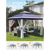 Garvee 11x11 Pop Up Canopy Tent with Mosquito Netting, Outdoor Canopy Shelter Easy Setup, Water & UV Resistant - 2 of 4