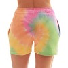 Just Love Women's Loop Terry Tie Dye Shorts - Comfortable and Stylish Loungewear for Summer - 3 of 3