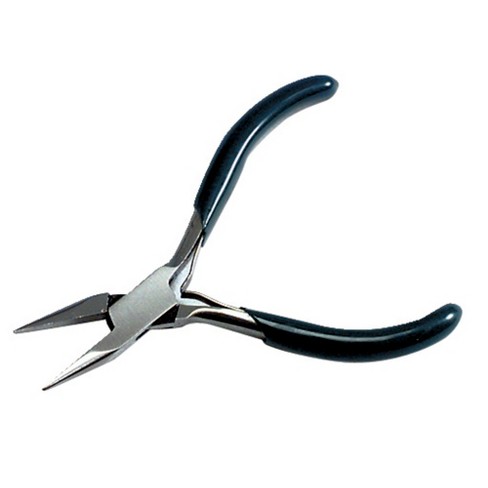 4 Pack Flat Nose Pliers Smooth Jaw, 5 Inch 