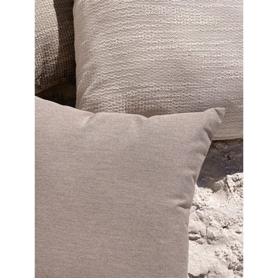 Mocha Brown Acrylic Indoor Outdoor Throw Pillow