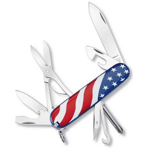 Victorinox Super Tinker US Flag Pocket Knife in Red, White, and Blue - 1 of 2