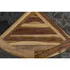 EcoDecors® SnazzyCorner® 18"H Teak Wood Corner Shower Bench with Shelf in EarthyTeak Finish - Target Plus Natural 22"L x 15"D x 18"H - 3 of 4
