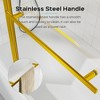 Sleek Frameless Shower Enclosure for Bathtubs, 6mm Thick SGCC Safety Tempered Glass, Pivot-style Tub Shower Door - 3 of 4
