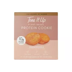 Tone It Up Plant-Based Protein Cookie - Snickerdoodle - 4ct