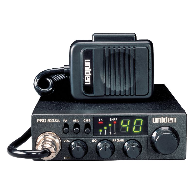Uniden® Professional Series 40-Channel Compact CB Radio, PRO520XL, 1 of 6
