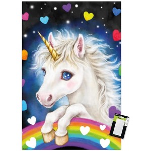 Trends International Kayomi Harai - Lovely Unicorn Unframed Wall Poster Prints - 1 of 4