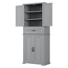 Storage Cabinet With Multi-Functional Storage Space,Indoor Furniture,Bathroom Storage Cabinet,Drawer With Slide Rails,Adjustable Shelf-Maison Boucle - 4 of 4