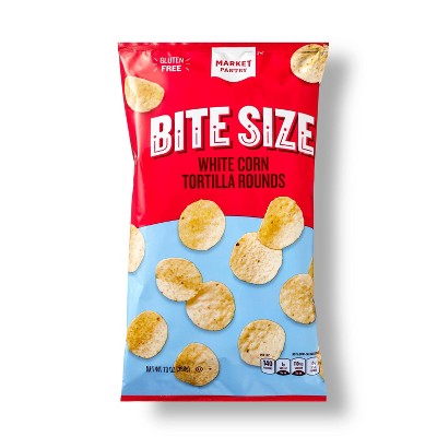 White Corn Tortilla Rounds Bite Size - 13oz - Market Pantry™