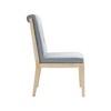 Meridian Furniture,Gwendolyn Linen Textured Fabric Dining Side Chair, Set of 2 - 4 of 4
