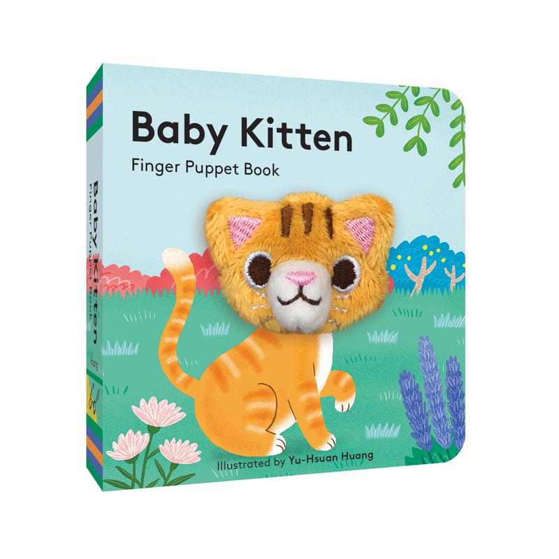 Baby Kitten: Finger Puppet Book - (Baby Animal Finger Puppets) by  Chronicle Books (Board Book), 1 of 2