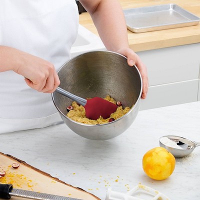 Tovolo 6pc Silicone Utensil Set Cayenne: Kitchen Cooking Utensils, Hand Wash, Adult, Red, Includes Ladle & Tongs — фото 4