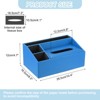 Unique Bargains PU Leather Magnetic Base Easy to Clean Multipurpose Paper Towel Holder 10.4 x 6.5 x 4.7 Inch 1 Pc - 2 of 4