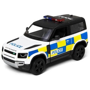 KiNSMART - Land Rover Defender 90 1:36 Scale 5" Die Cast Metal Model Toy SUV (Police Edition) - 1 of 1