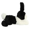 Aurora Medium Dutch Rabbit Flopsie Adorable Stuffed Animal Black 12" - 3 of 4