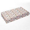 Bacati - Mod Sports Print Blue Orange Chocolate 100 percent Cotton Universal Baby US Standard Crib or Toddler Bed Fitted Sheet - 3 of 4