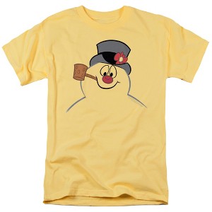 Frosty The Snowman Frosty Face Adult T-Shirt - 1 of 4