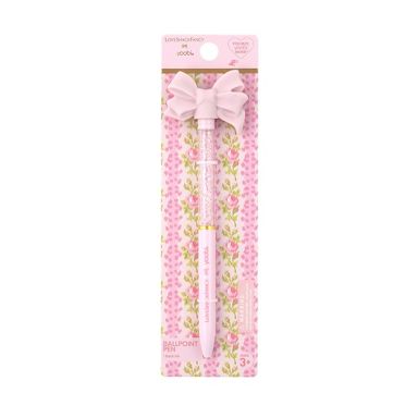 LoveShackFancy x Target - Yoobi Blooming Heirloom Novelty Ballpoint Pen Strawberry Macaroon