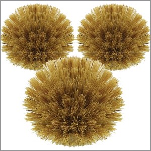 Lola Products Replacement Large Head for The Original Tampico Vegetable & Dish Brush, 3" Head , made from Sustainable Birch Wood, 3 Pack - 1 of 4