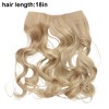 Unique Bargains Women's Big Wavy Hair Extensions High Temperature Fiber Mixed Light Gold Tone 1 Pc - 3 of 3