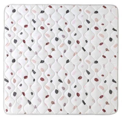 Hakuna Matte: Stylish Baby Play Mat: Confetti & White Design - 72x48'