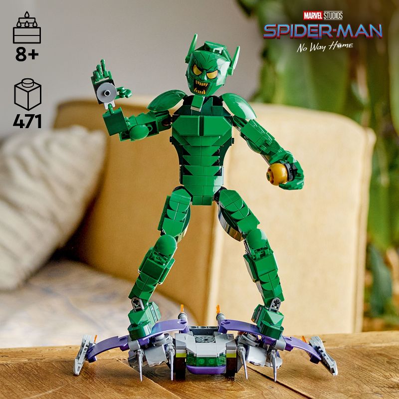 LEGO Marvel Green Goblin Construction Figure Building Toy 76284, 3 of 8