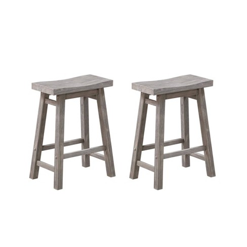 Gray saddle bar online stools