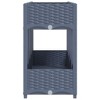 vidaXL Raised Bed 63"x15.7"x28" Polypropylene - 4 of 4